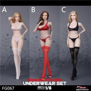 <img class='new_mark_img1' src='https://img.shop-pro.jp/img/new/icons25.gif' style='border:none;display:inline;margin:0px;padding:0px;width:auto;' /> 1/6 Fire Girl Toys  FG067  Seamless stockings underwear suit ˥ܤΤʤ ȥȥå