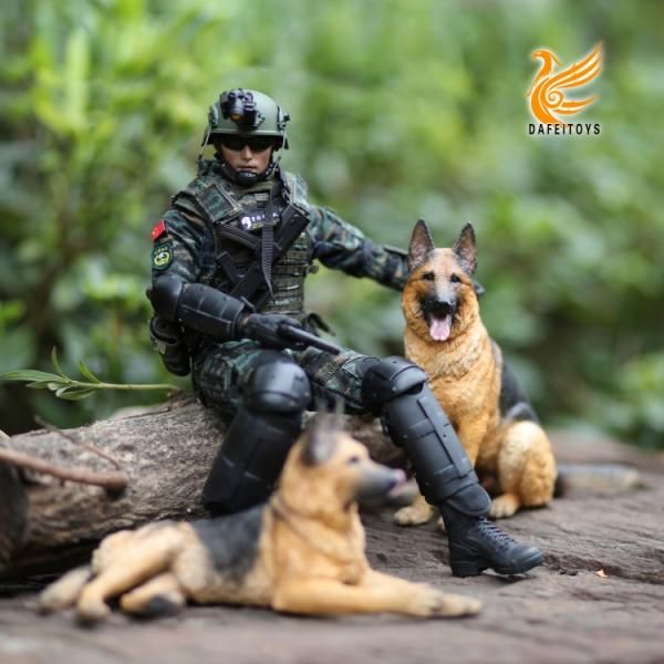 予約 1/6 FLY TOYS DF001 ジャーマン・シェパード・ドッグ 犬