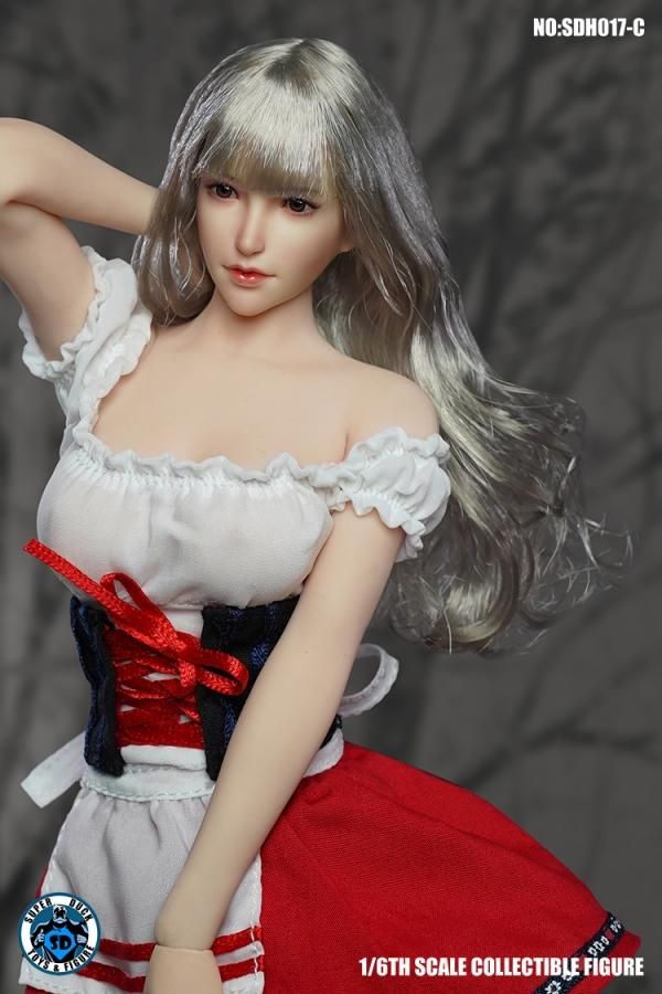 1/6 フィギュア 用 ヘッド 美少女 かわいい アクセサリー フィ 1/6 フィギュア 用 ヘッド 美少女 かわいい アクセサリー フィ