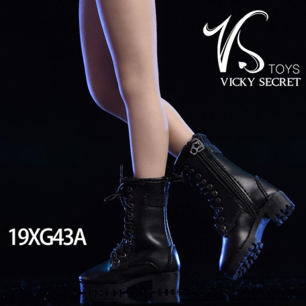 送料無料 1/6 VSTOYS 19XG43 ジッパーブーツ - 1/6フィギュアの通販