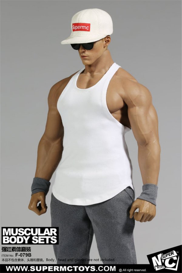 Duffle Bag for SUPERMC TOYS F-079A MUSCULAR BODY FASHION SETS 1/6 Scale 12''
