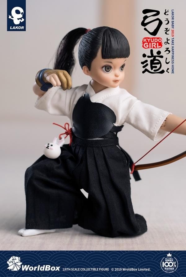 送料無料 1/6 Lakor Baby 弓道少女 Kyudo Girl 高さ15センチ - 1/6
