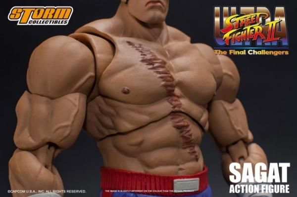Storm CollectiblesストリートファイターII サガット 1/12 Storm Collectibles Street Fighter II The Final Challengers