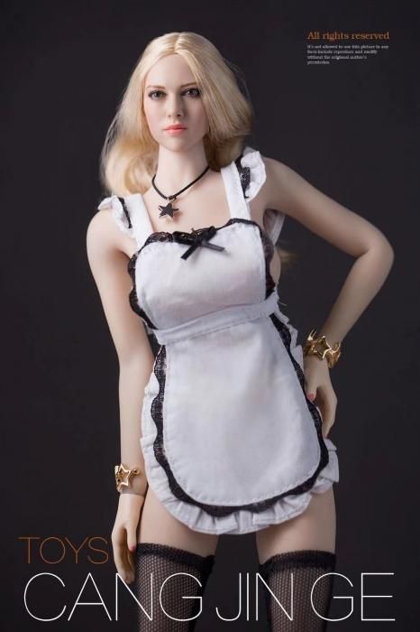 1:16 セクシー メイド フィギュア 高さ約10cm Amazon.co.jp: 性感 セクシー メイド 巨大な胸 アズキ 1/4