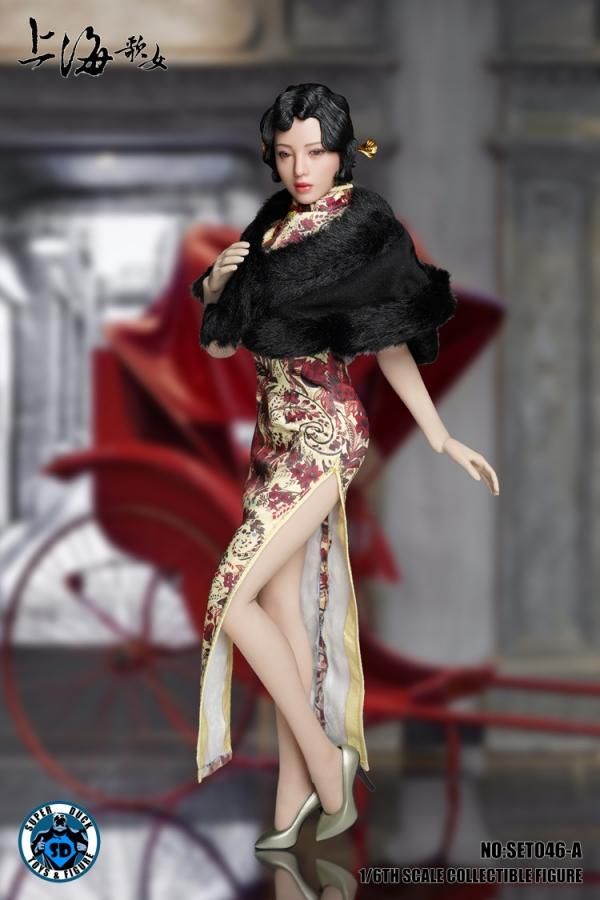 Super Duck 上海歌姫 コスチューム＆ヘッドセット TBLeague 特別価格セール 最終在庫 送料無料 1/6 SUPER DUCKS SET046-C
