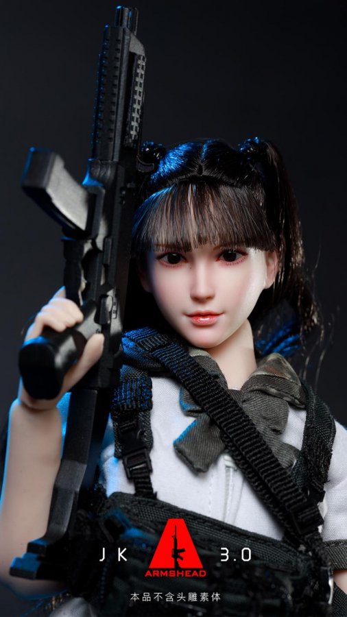 送料無料 1/6 ARMSHEAD JK GIRL SET JK-03 女子高生セーラー戦闘風服と武器セット - 1/6フィギュアの通販、予約なら  トイザキュート Since 2008