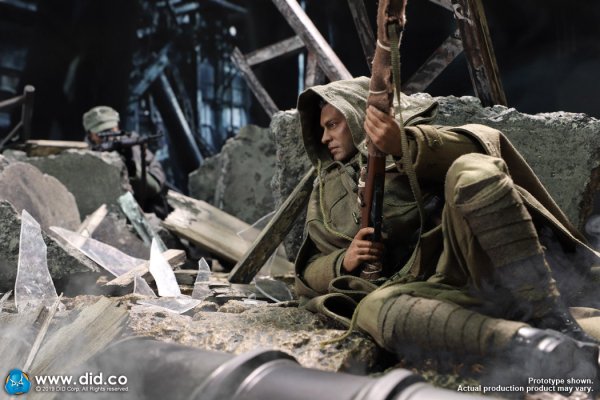 送料無料 1/6 DID R80139A WWII Russian Sniper-Vasily Zaitsev 2.0