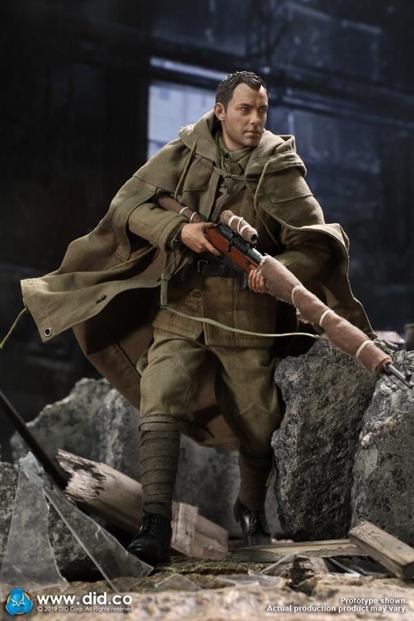 送料無料 1/6 DID R80139A WWII Russian Sniper-Vasily Zaitsev