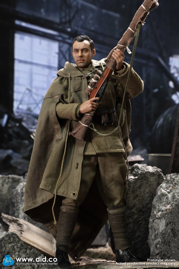 送料無料 1/6 DID R80139A WWII Russian Sniper-Vasily Zaitsev 2.0