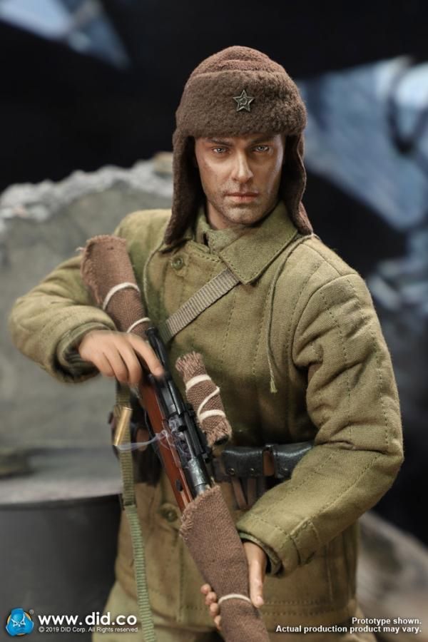 送料無料 1/6 DID R80139A WWII Russian Sniper-Vasily Zaitsev