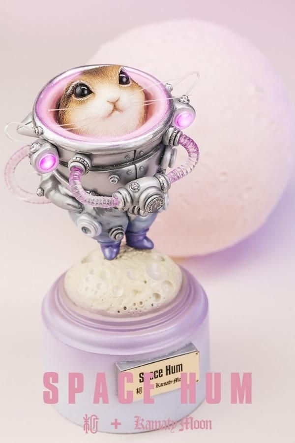 送料無料 予約 鎌田光司 15.5CM PVCフィギュア Space Hum シルバー LED