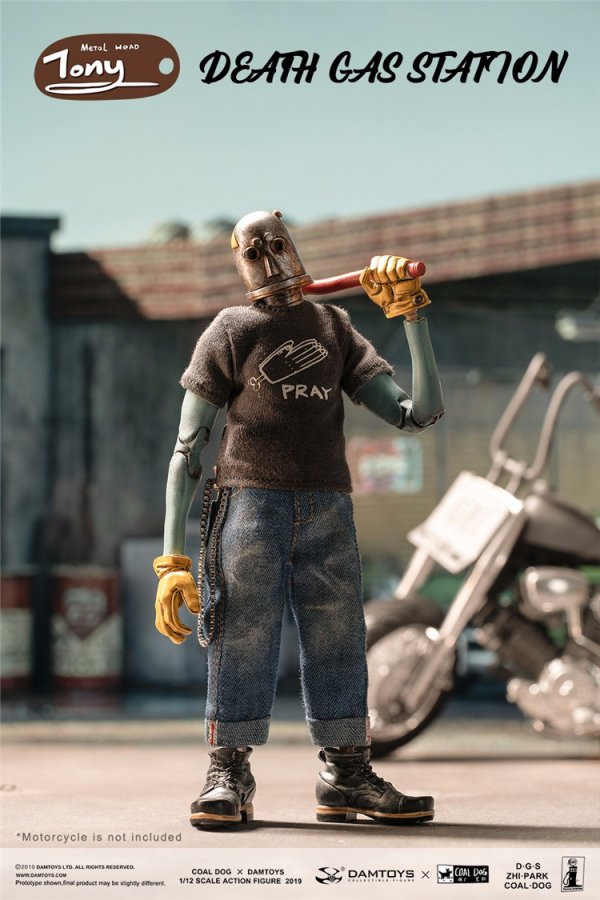 送料無料 予約 1/12 DAMTOYS x COALDOG PES020 Posable figure Iron Head Tony Death  Gas Station series - 1/6フィギュアの通販、予約なら トイザキュート Since 2008