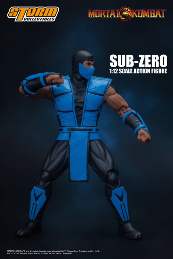 送料無料 1/12 Storm Toys DCMK003モータルコンバット SUB-ZERO