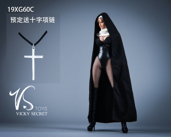 送料無料 1/6 VSTOYS 19XG60 セクシー修道女服セット - 1/6