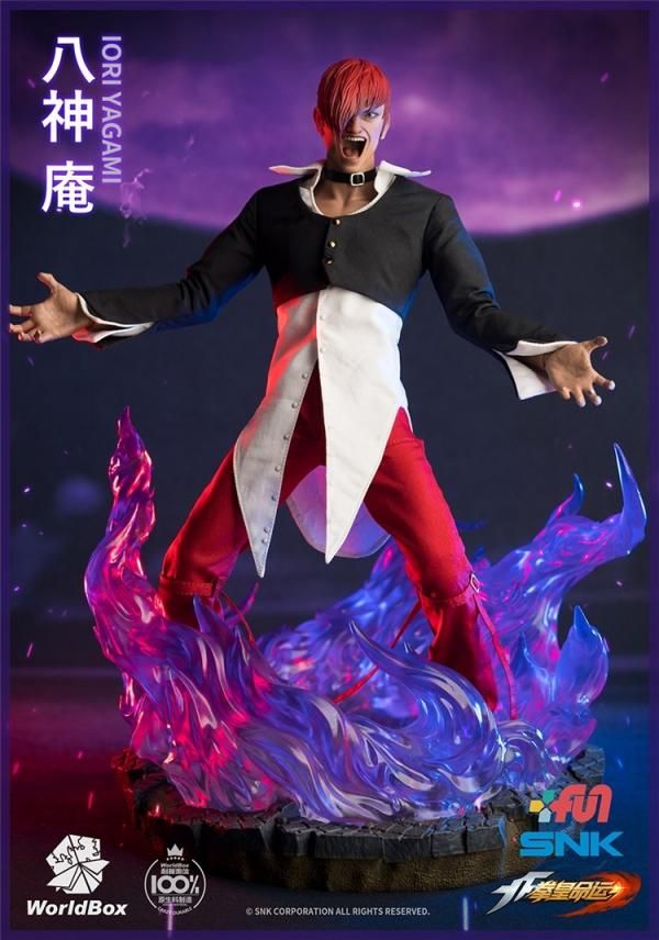 送料無料 1/6 Worldbox KF100 KOF Iori Yagami 八神 庵 豪華版