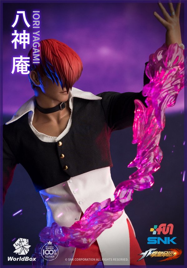 送料無料 1/6 Worldbox KF100 KOF Iori Yagami 八神 庵 豪華版 - 1/6