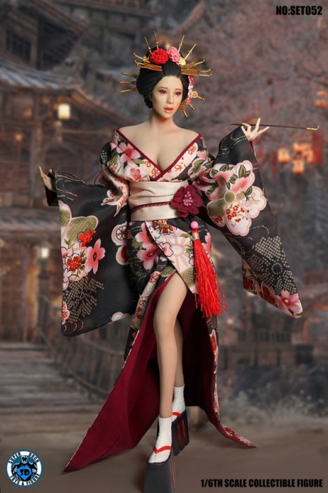 送料無料 1/6 SUPER DUCK SET052 日本美人 花魁 Oiran Costume Set