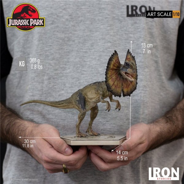 送料無料 予約 1/10 Iron Studios UNIVJP25419-10 ディロフォサウルス