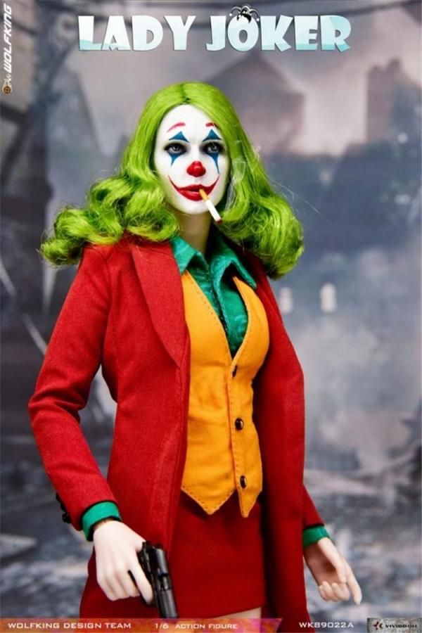 送料無料 1/6 WOLFKING WK89022B Lady Joker 欧米女性 - 1/6