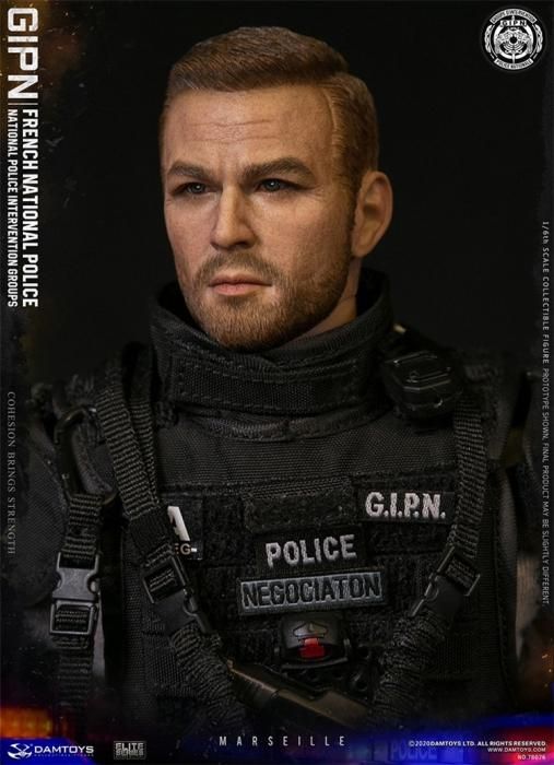 送料無料 1/6 DAMTOYS 78076 GIPN フランス国家警察介入部隊 ...