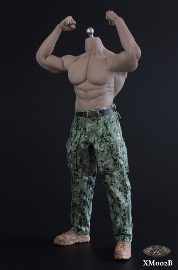 送料無料 1/6 XRF XM02 男性用 探検家など戦闘風ベストズボン