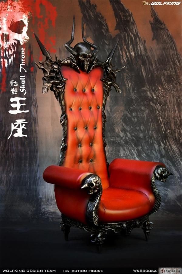 予約 送料無料 1/6 WOLFKING WK88006A Skull Throne 王座 - 1/6