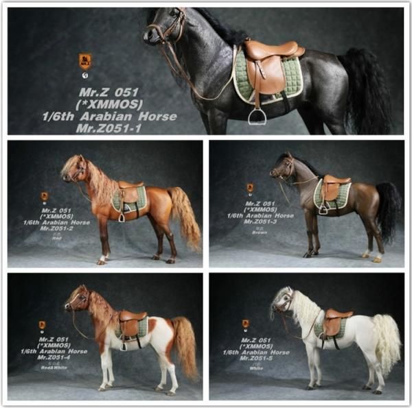 送料無料 予約 1/6 MR.Z MRZ051 アラブ種 馬と馬具 - 1/6フィギュアの