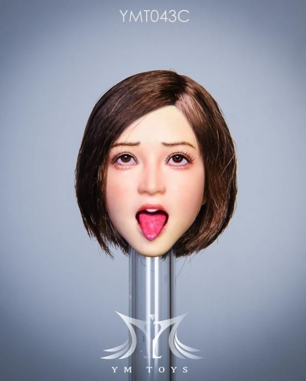 送料無料 1/6 YMTOYS YMT043 蜜児 美人少女女性 舌ベロ ヘッド