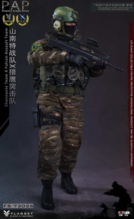 送料無料 1/6 Flagset FS73026 中国人民解放軍特殊作戦部隊 対