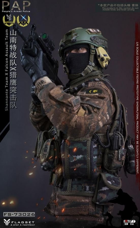 送料無料 1/6 Flagset FS73026 中国人民解放軍特殊作戦部隊 対