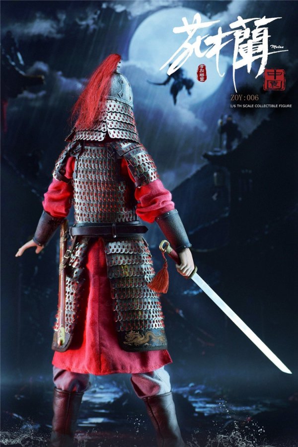 送料無料 1/6 ZOY TOYS ZOY006 中国古代美人女性将軍 花木蘭 - 1/6 