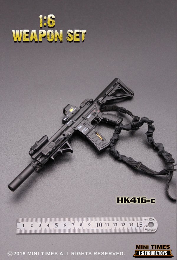 オンラインショップ】 1 6 アサルトライフル HK416 フィギュア用 その2