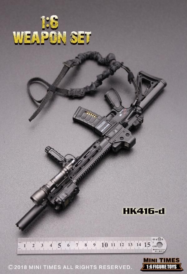 送料無料 1/6 MINITIMES HK416 M4モデルガン - 1/6フィギュアの