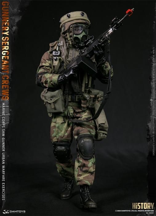 送料無料 1/6 DAMTOYS 78082 Marine Corps SAW GUNNER - 1/6