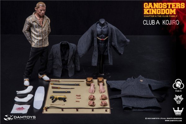 送料無料 1/6 DAMTOYS GK021 ギャングスターキングダム CLUB A KOJIRO - 1/6フィギュアの通販、予約なら  トイザキュート Since 2008