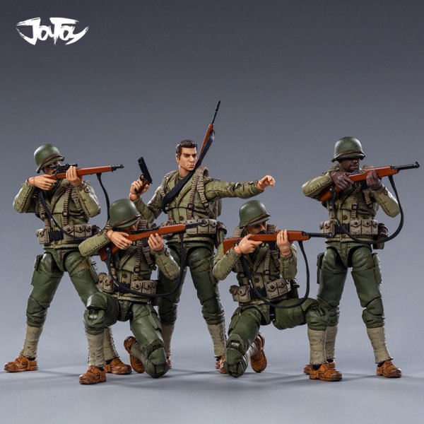 送料無料 1/18 JOYTOY JT0708 WWII USMC 第二次世界大戦 アメリカ海兵隊 五人組 - 1/6フィギュアの通販、予約なら  トイザキュート Since 2008