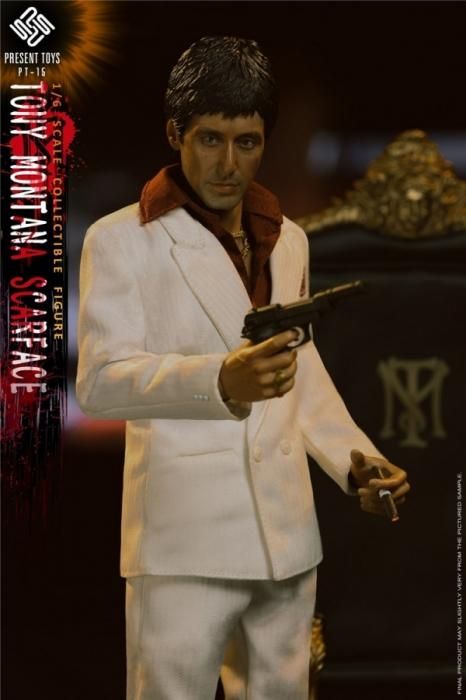 送料無料 1/6 PRESENT TOYS PT-SP15 Scarface パチーノ 欧米男性フル