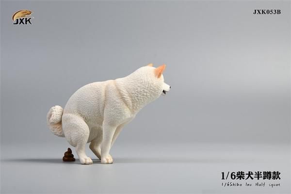 JxK.Studio 1/6 Scale Shiba Inu Dog Half Crouch Model Jxk053
