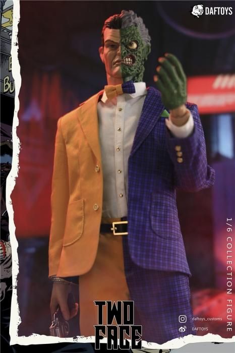 送料無料 予約 1/6 DAFTOYS F06 TWO FACE 欧米男性フルセット - 1/6フィギュアの通販、予約なら トイザキュート Since  2008