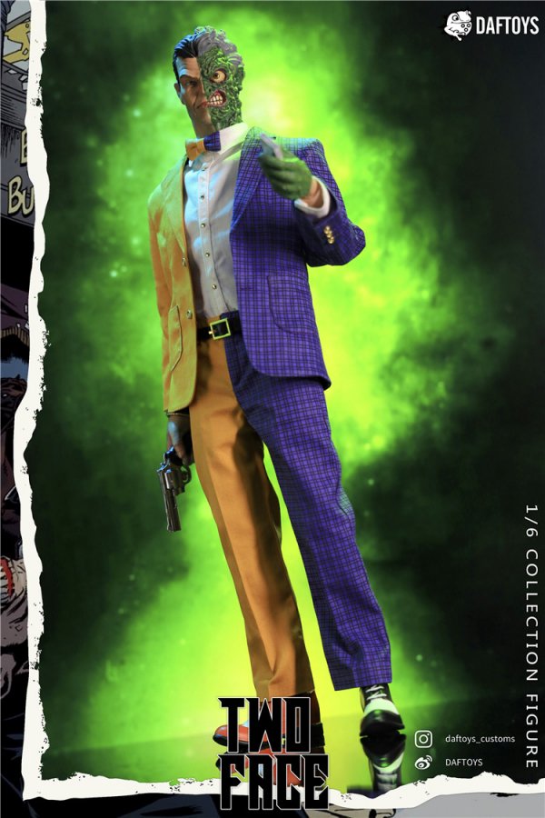 送料無料 予約 1/6 DAFTOYS F06 TWO FACE 欧米男性フルセット - 1/6フィギュアの通販、予約なら トイザキュート Since  2008