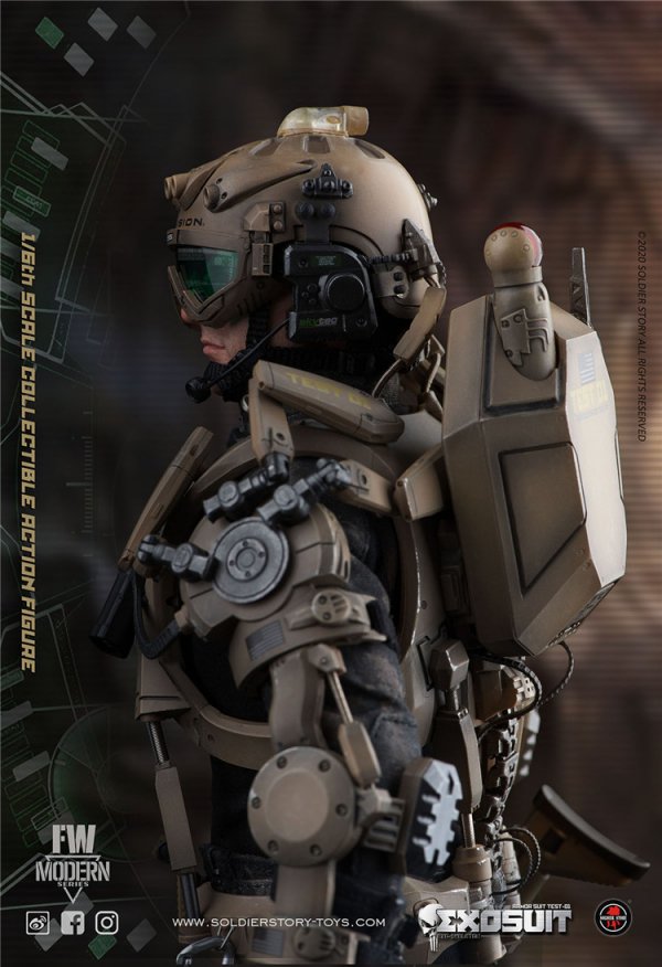 1/6 フィギュアEXOSUIT ARMOR SUIT TEST01装備品は写真を確認ください