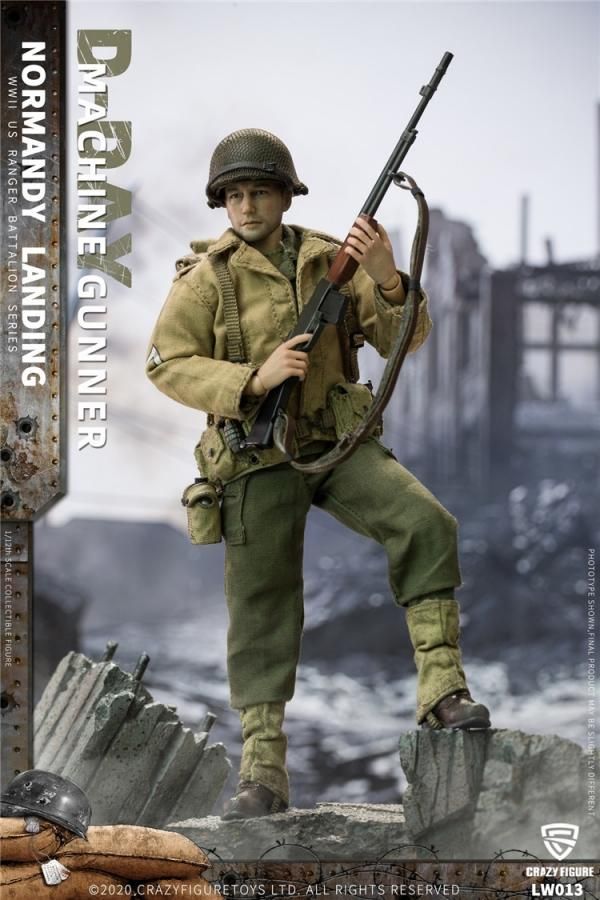 送料無料 1/12 Crazy Figure LW011-LW018 ノルマンディー上陸