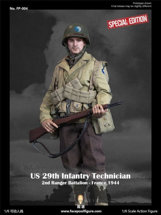 予約 送料無料 1/6 Facepoolfigure FP004B 29th Infantry Technician