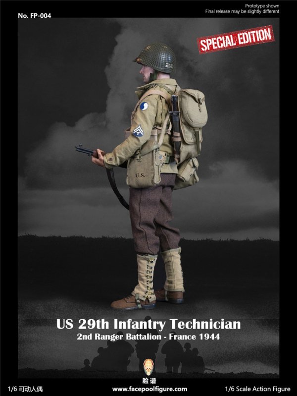 予約 送料無料 1/6 Facepoolfigure FP004B 29th Infantry Technician アメリカ陸軍レンジャー部隊  第二次世界大戦 軍曹 地台付き 豪華版 - 1/6フィギュアの通販、予約なら トイザキュート Since 2008