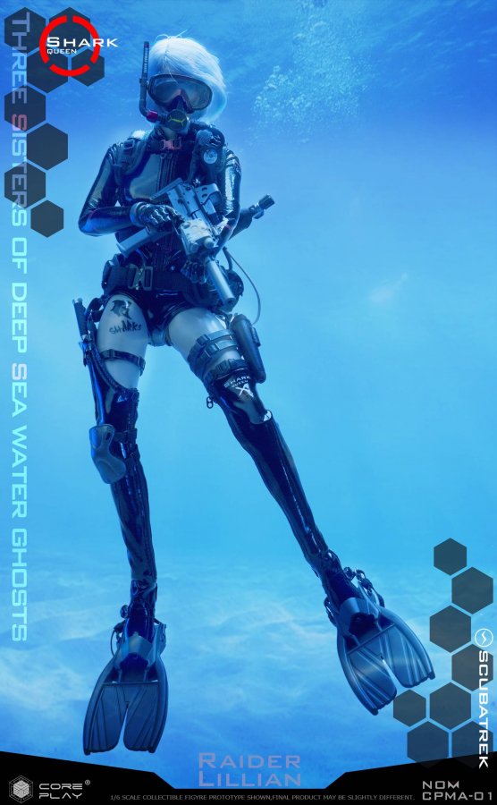 予約 送料無料 1/6 coreplay CPMA-01 深海水鬼 Three sister of deep