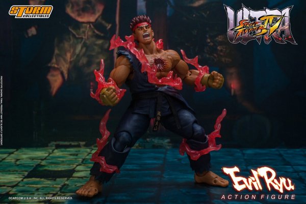 ストリート ヤフオク! - ストリートファイター フィギュア Evil Ryu