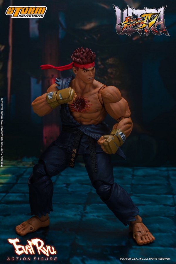 送料無料 1/12 Storm Toys CPSF21 ストリートファイターIV Evil Ryu