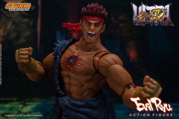 送料無料 1/12 Storm Toys CPSF21 ストリートファイターIV Evil Ryu