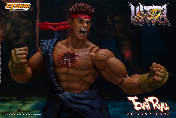 送料無料 1/12 Storm Toys CPSF21 ストリートファイターIV Evil Ryu 