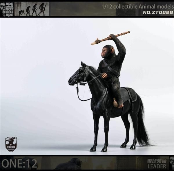 送料無料 予約 1/12 ZEUS TOYS ZT002 猿の惑星 Gorilla leader